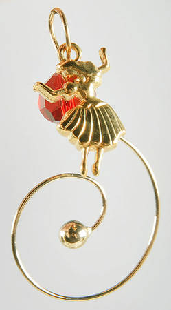 Lismore Twelve Days of Christmas Charm for Fluted Champagne
