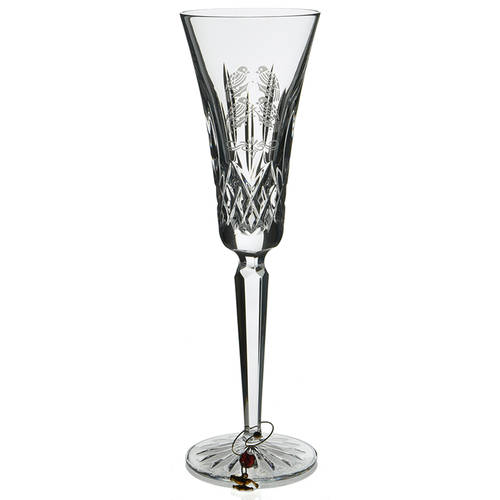 Lismore Twelve Days of Christmas (Boxed) Fluted Champagne & Charm