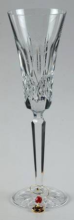 Lismore Twelve Days of Christmas (Boxed) Fluted Champagne & Charm