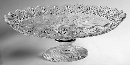 Lismore Twelve Days of Christmas 13" Diameter Footed Cake Plate