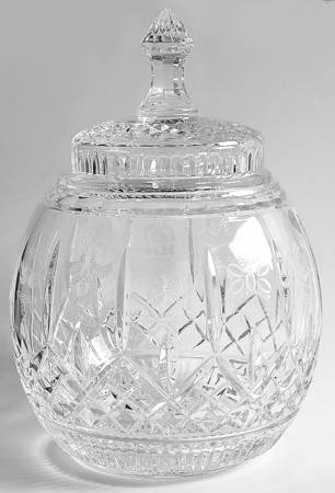 Lismore Twelve Days of Christmas Biscuit Barrel & Lid