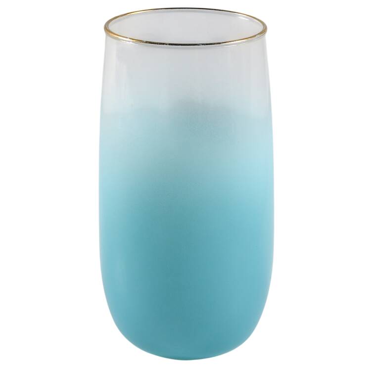 Blendo Turquoise by West Virginia Glass Specialty