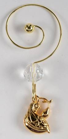 Lismore Twelve Days of Christmas Gold Charm for Fluted Champagne