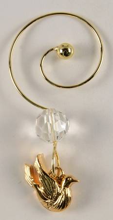 Lismore Twelve Days of Christmas Gold Charm for Fluted Champagne