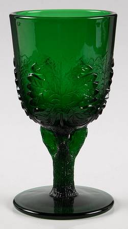 Maple Leaf Green by L G Wright Glass