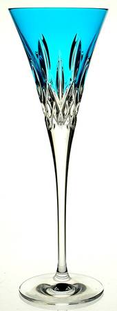 Lismore Pops Aqua Fluted Champagne