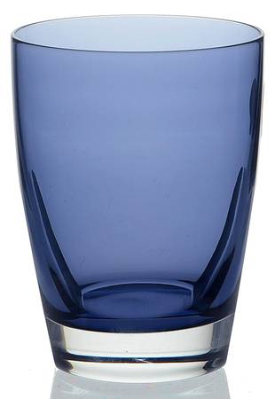 W Collection (Color) Blue Flat Tumbler