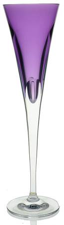 W Collection (Color) Purple Fluted Champagne