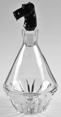 Irish Dogs Decanter & Stopper