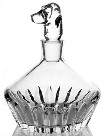 Irish Dogs Decanter & Stopper