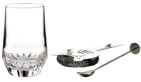 Irish Dogs No Handle Cocktail Pitcher with Stirrer & Strainer