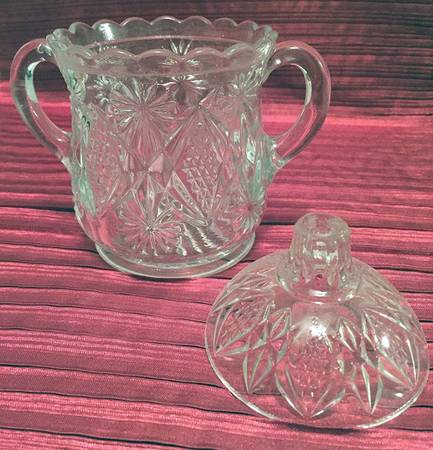Sterling (Blazing Star, Pinwheel) Sugar Bowl & Lid