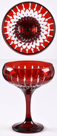 Wilshire Jewel (Color) Red Champagne/Tall Sherbet