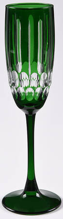 Wilshire Jewel (Color) Green Fluted Champagne