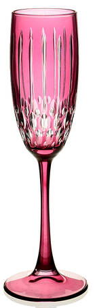 Wilshire Jewel (Color) Berry Fluted Champagne