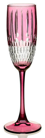 Wilshire Jewel (Color) Berry Fluted Champagne