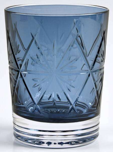 Winter Wonders Blue Double Old Fashioned