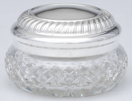 Vanity Powder Jar & Lid