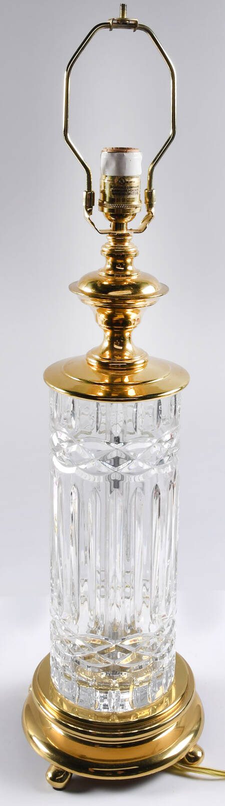 Lamps 28" Electric Lamp with Brass Base No Shade