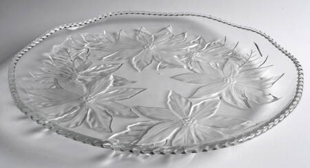 Poinsettia 14" Serving Plate
