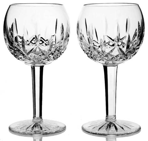 Mastercraft Lismore Oversized Balloon Wine - Set of 2 by Waterford Crystal