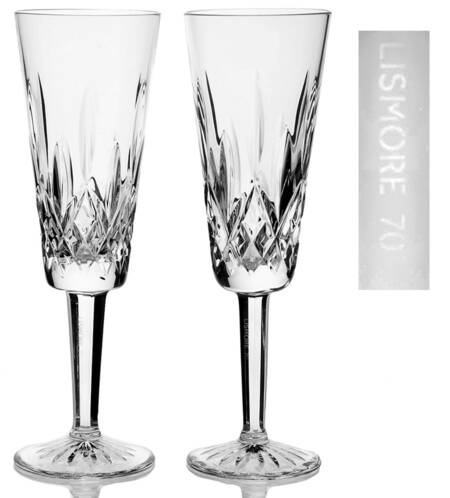 Mastercraft Lismore (Set of 2) Fluted Champagne by Waterford Crystal