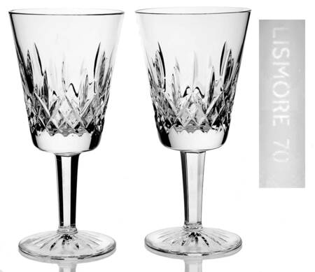 Mastercraft Lismore Water Goblet - Set of 2 by Waterford Crystal