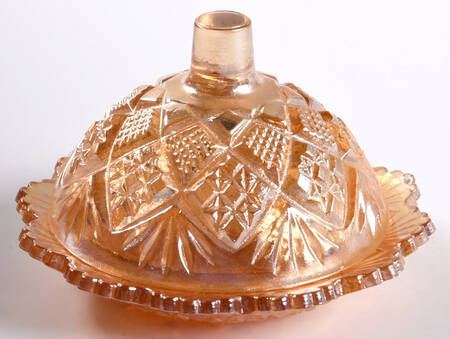 Thumbelina Honey Amber Carnival Child's Round Butter & Lid