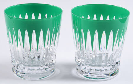 New Year Fireworks (Set of 2) Green Double Old Fashioned