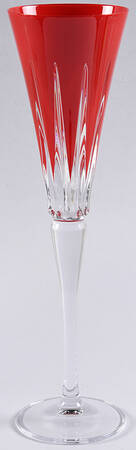 New Year Fireworks Red Fluted Champagne