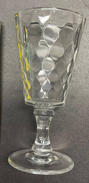 Diamond Quilted Clear by L G Wright Glass