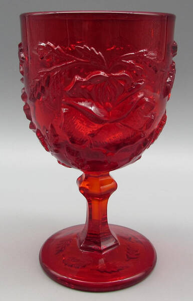 Madonna Inn Wild Rose Ruby Wine Glass