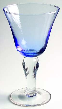 Gwynevere Blue Wine Glass