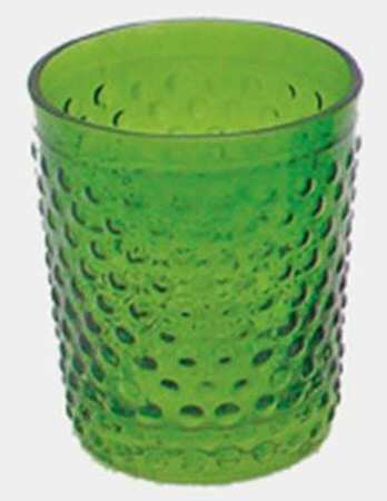 Dot Green Juice Glass