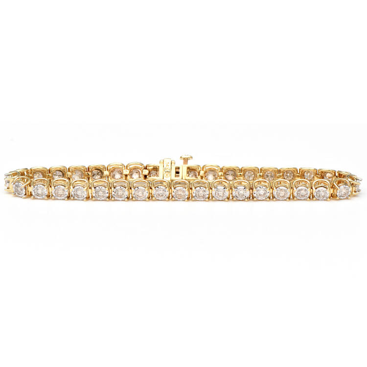14KY Diamond (2.25) Tennis Bracelet