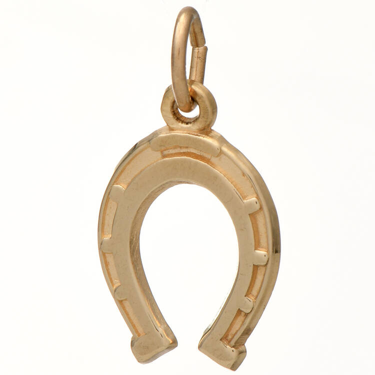 14KY Lucky Horseshoe Charm