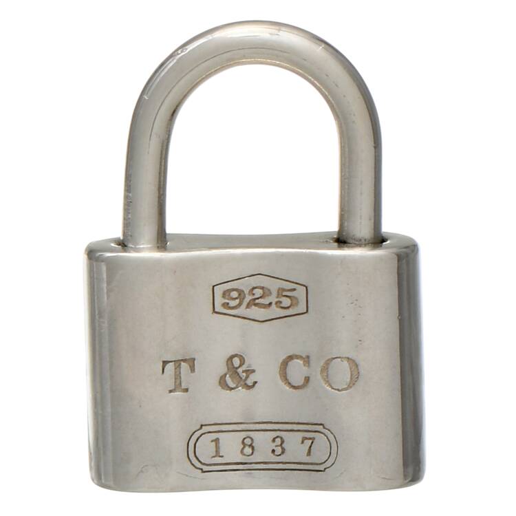 Sterling Silver Tiffany & Co. "1837" Lock Charm