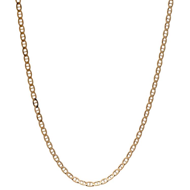 14KY Italian Anchor Chain Necklace