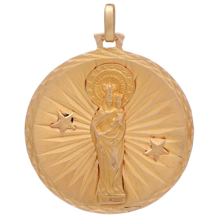 18KY St Jude Thaddeeus of Hope Pendant