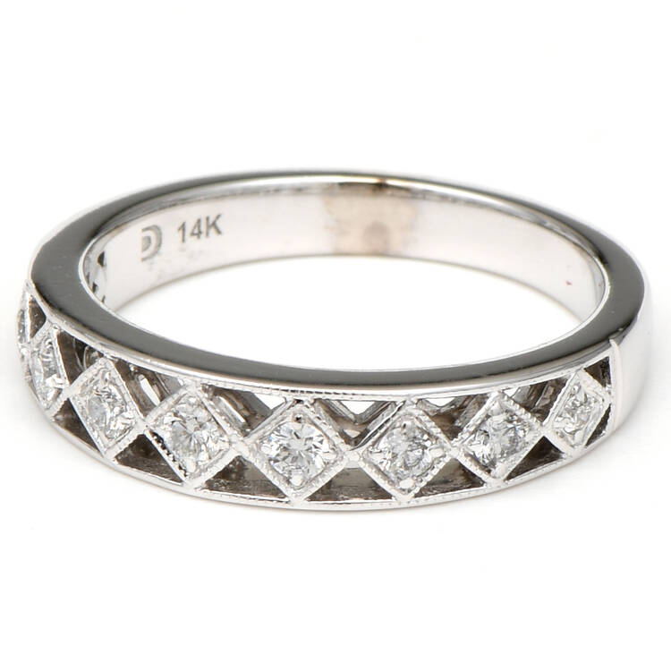 14KW Diamond(0.24) Band Ring