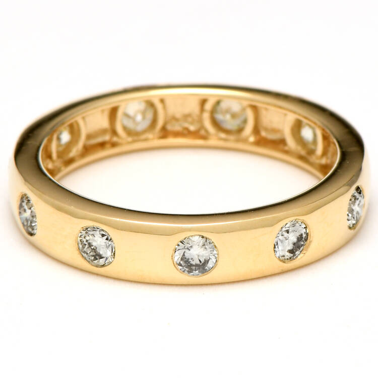 14KY Diamond (0.66) Eternity Band Ring
