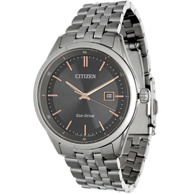 Citizen Mens Eco Drive Addysen BM7251-53H with Gray Dial