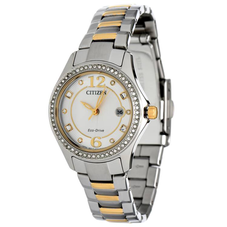 Citizen Ladies Eco Drive Silhouette Crystal watch