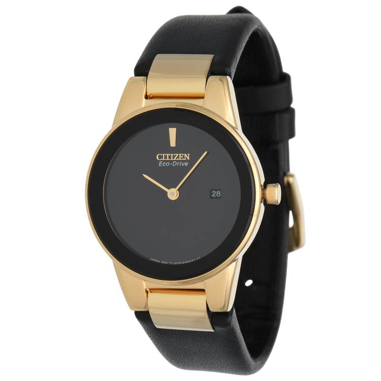 Citizen Ladies Eco Drive Axiom Yellow Gold PVD
