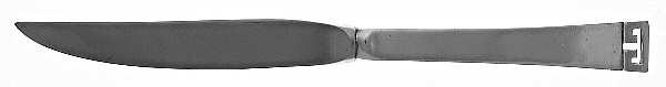Chinese Key (Sterling, 1969) Individual Steak Knife Hollow Handle