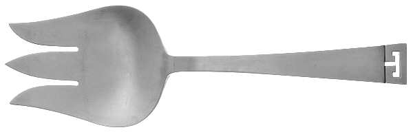 Chinese Key (Sterling, 1969) Vegetable Serving Fork (Solid)