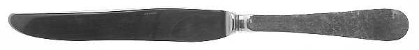 Round End (Sterling) New French Solid Knife