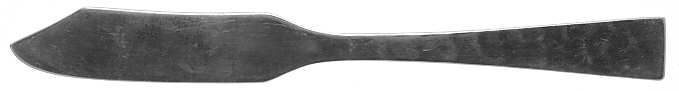 Starlit (Sterling) Flat Handle Butter Spreader