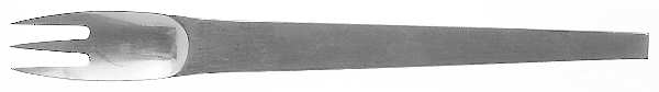 Maestro (Stainless) Medium Solid Cold Meat Serving Fork