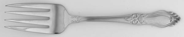 AEF2 (STAINLESS) Medium Solid Cold Meat Serving Fork